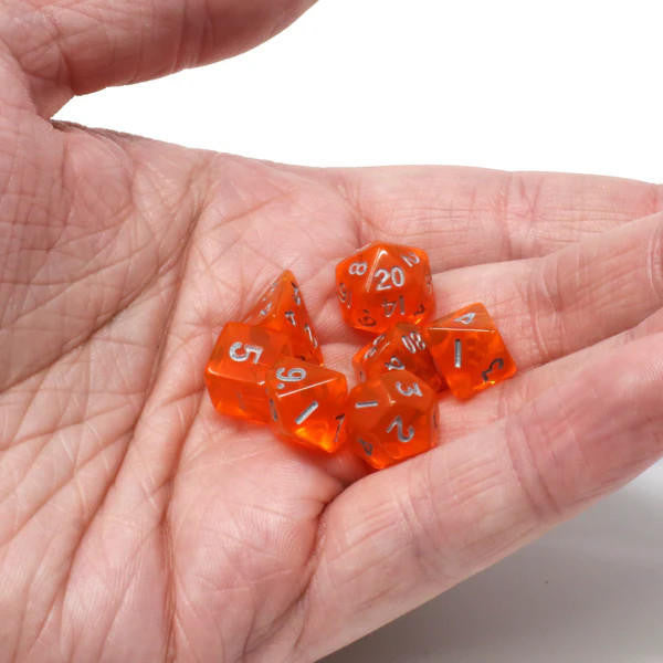 Die Hard Dice Critlings 7pc Mini RPG Set - Fireburst